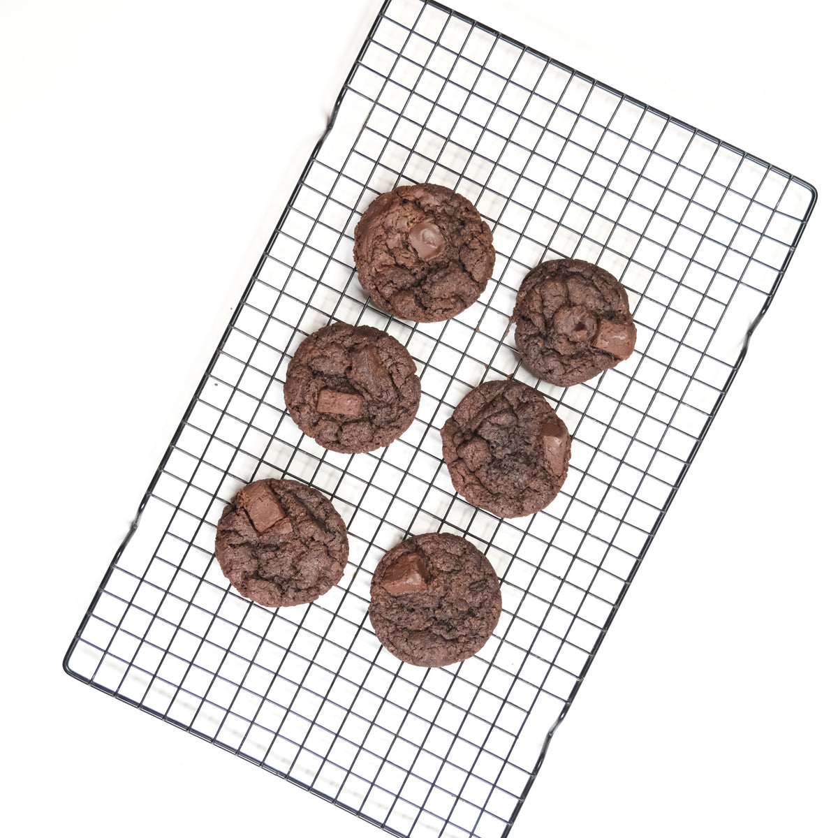 Double Chocolate Chunky Cookies