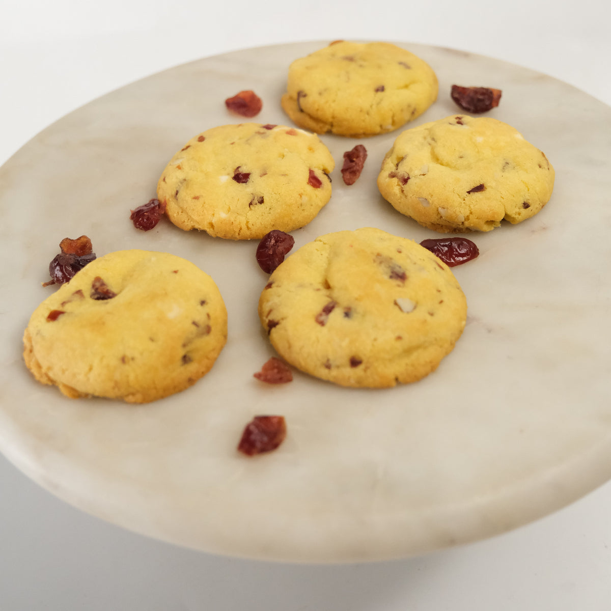 White Chocolate and Cranberry Cookies