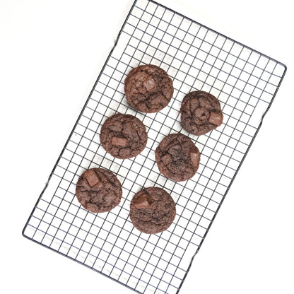 Double Chocolate Chunky Cookies