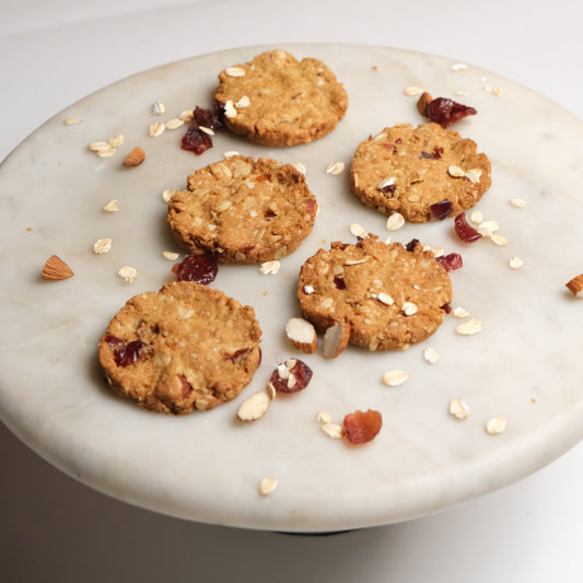 Oats and Cranberry Biscuits